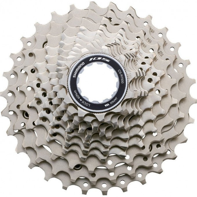 Кассета SHIMANO 105, R7000, 11 скоростей, 11-32 ICSR700011132 Кассета SHIMANO 105, R7000, 11 скоростей, 11-32 ICSR700011132