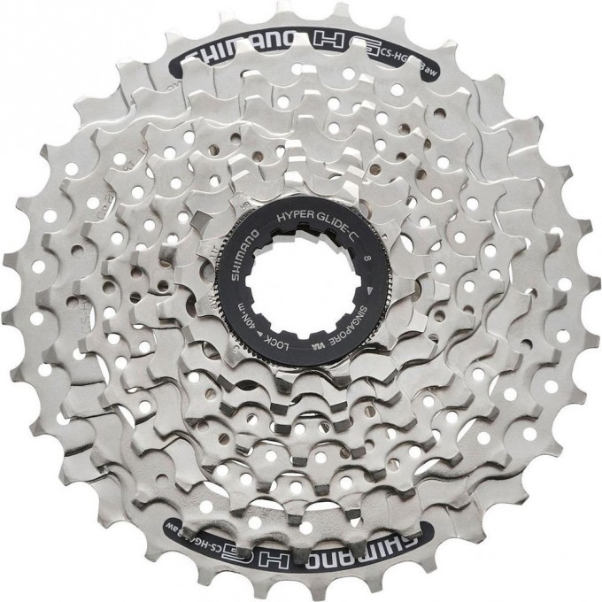 Кассета SHIMANO ACERA HG41, 8 скоростей, 11-34 ECSHG418134 Кассета SHIMANO ACERA HG41, 8 скоростей, 11-34 ECSHG418134