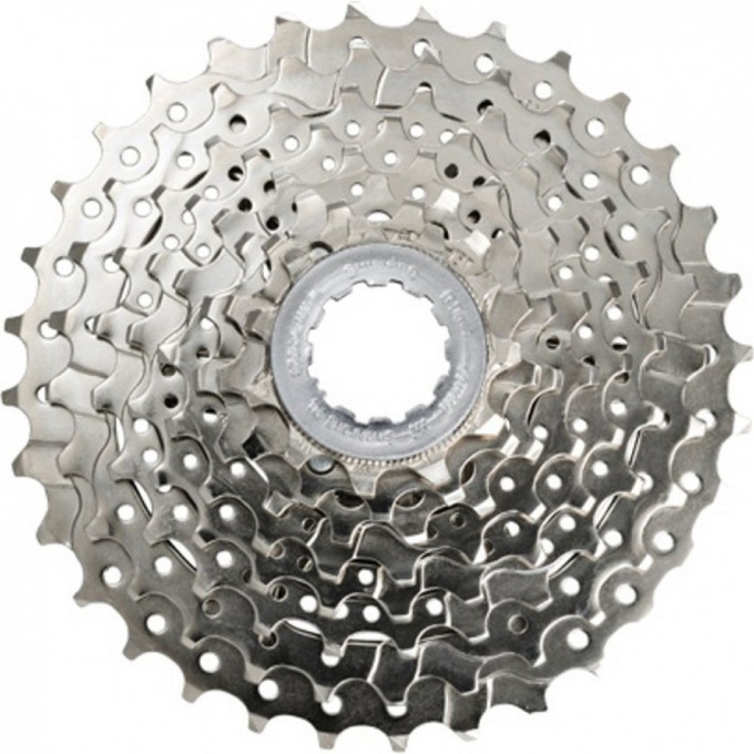 Кассета SHIMANO ALIVIO HG50, 8 скоростей, 11-32, никелированная ECSHG508132P Кассета SHIMANO ALIVIO HG50, 8 скоростей, 11-32, никелированная ECSHG508132P