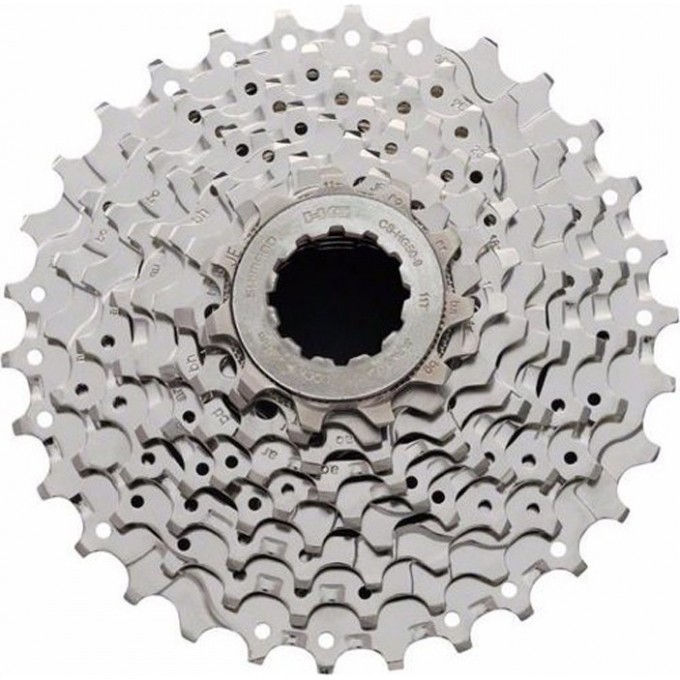 Кассета SHIMANO TIAGRA, HG50, 9 скоростей, 13-25, никелированная ICSHG509325 Кассета SHIMANO TIAGRA, HG50, 9 скоростей, 13-25, никелированная ICSHG509325