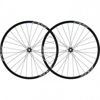 Комплект колес SHIMANO RS170, переднее, заднее 10-11 скоростей, клинчерное под дискоый тормоз C.LOCK, под полые оси, черный