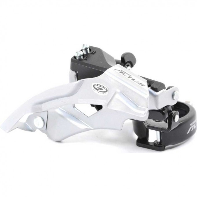 Переключатель передний SHIMANO ALTUS, M370 универсальная тяга, универсальный хомут, 3X9 скорость, угол: 63-66 EFDM370X3 Переключатель передний SHIMANO ALTUS, M370 универсальная тяга, универсальный хомут, 3X9 скорость, угол: 63-66 EFDM370X3