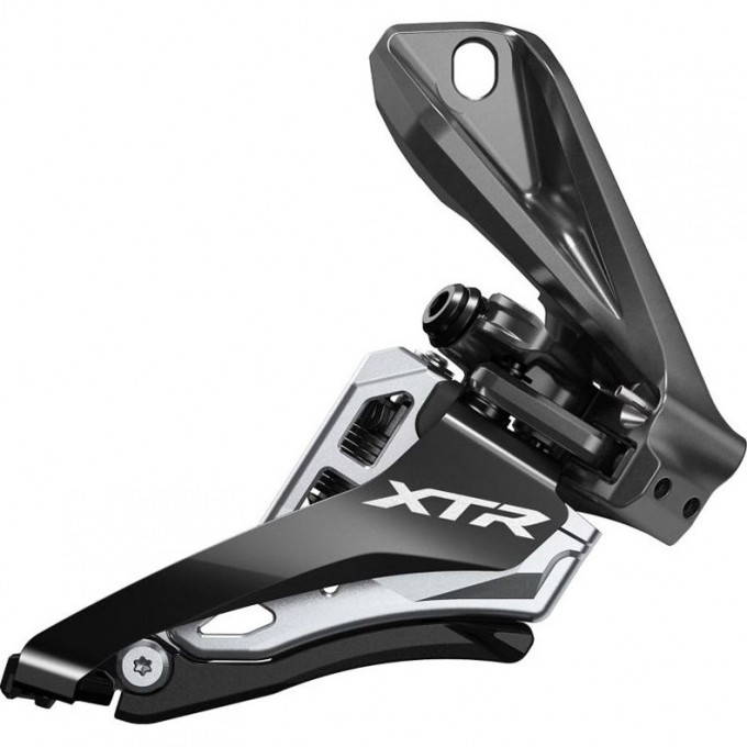Переключатель передний SHIMANO XTR, M9100-E, 2X12 скоростей, E-TYPE, SIDE SWING, верхняя тяга, для 38T, CL:50/53мм IFDM9100E6 Переключатель передний SHIMANO XTR, M9100-E, 2X12 скоростей, E-TYPE, SIDE SWING, верхняя тяга, для 38T, CL:50/53мм IFDM9100E6