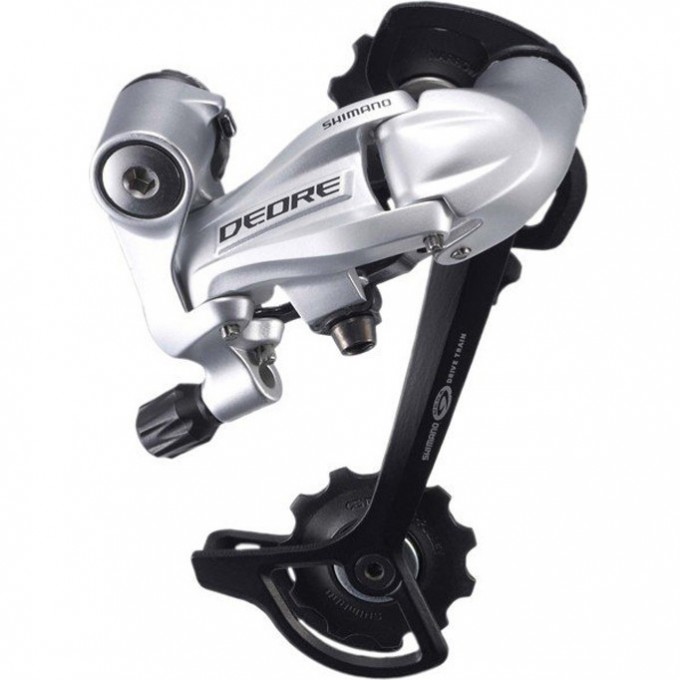 Переключатель задний SHIMANO DEORE, M591, SGS, 9 скоростей, серебристый IRDM591SGSS Переключатель задний SHIMANO DEORE, M591, SGS, 9 скоростей, серебристый IRDM591SGSS