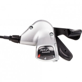 Шифтер SHIMANO ALFINE, S503, 8 скоростей, трос+оплетка, для CJ-8S20, серебристый