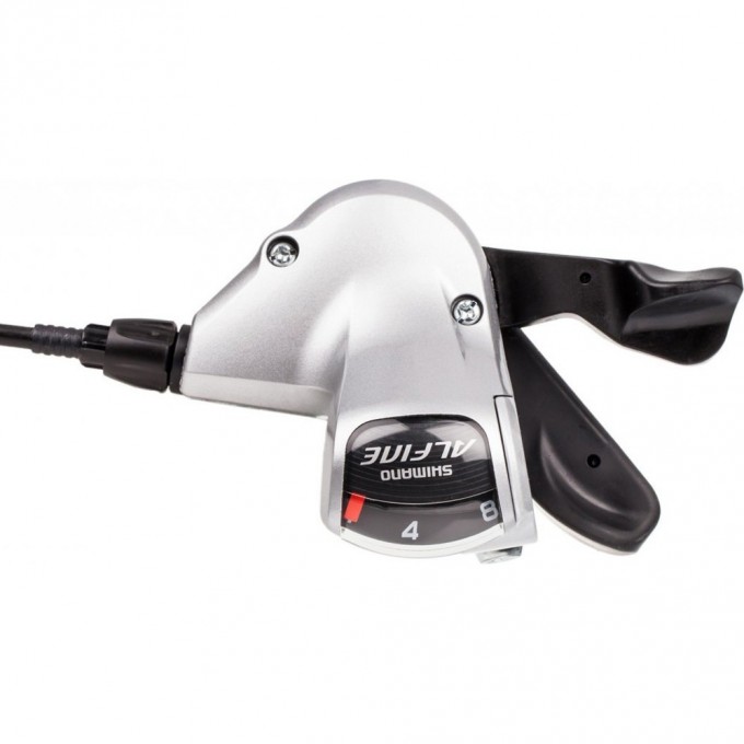 Шифтер SHIMANO ALFINE, S503, 8 скоростей, трос+оплетка, для CJ-8S20, серебристый ESLS503210LLS3 Шифтер SHIMANO ALFINE, S503, 8 скоростей, трос+оплетка, для CJ-8S20, серебристый ESLS503210LLS3