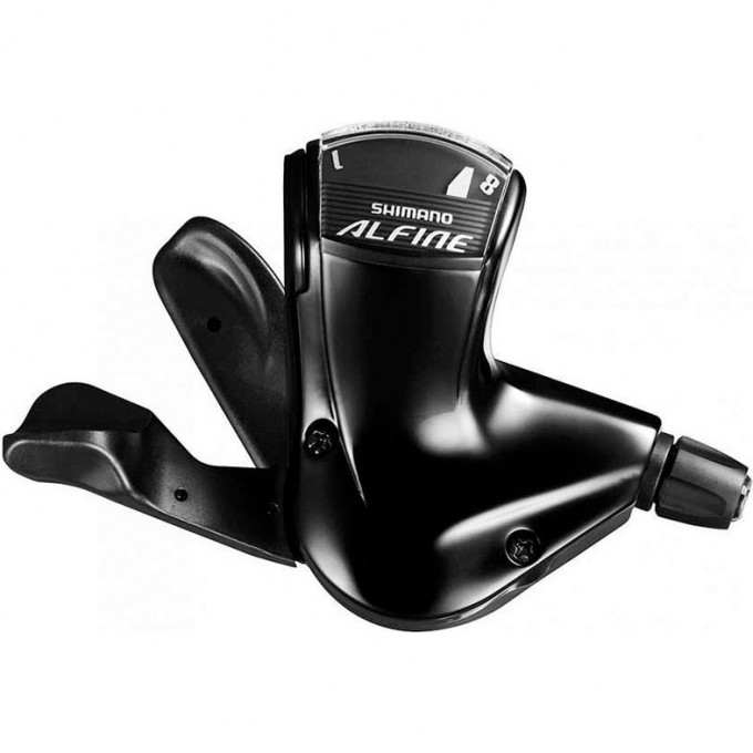 Шифтер SHIMANO ALFINE, S7008, черный, 8 скоростей, трос+оплетка, для СJ-S7000-8 ESLS70082100LL3 Шифтер SHIMANO ALFINE, S7008, черный, 8 скоростей, трос+оплетка, для СJ-S7000-8 ESLS70082100LL3