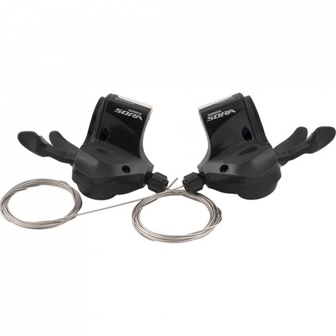Шифтер SHIMANO SORA, 3500, ЛЕВ/ПР, 3X9СК, ТРОС.+ОПЛЕТКА ESL3500TPA Шифтер SHIMANO SORA, 3500, ЛЕВ/ПР, 3X9СК, ТРОС.+ОПЛЕТКА ESL3500TPA