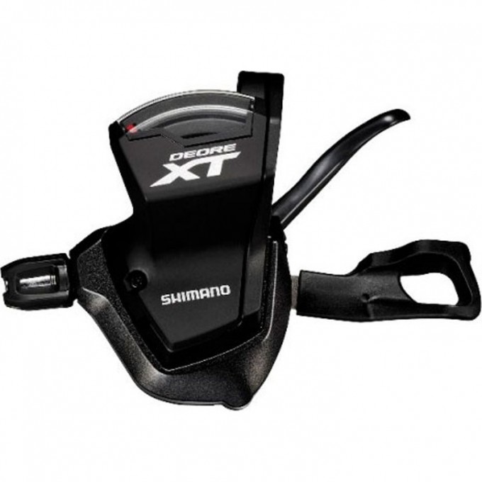 Шифтер SHIMANO XT, M8000, левый, 2/3 скоростей. трос с оплеткой ISLM8000LBP2 Шифтер SHIMANO XT, M8000, левый, 2/3 скоростей. трос с оплеткой ISLM8000LBP2