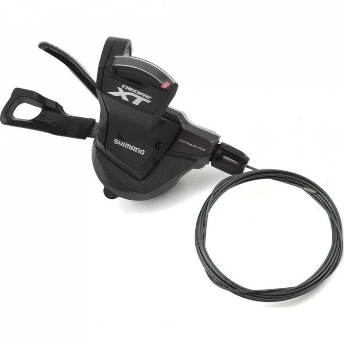 Шифтер SHIMANO XT, M8000, правый, 11 скоростей. трос с оплеткой ISLM8000RAP2 Шифтер SHIMANO XT, M8000, правый, 11 скоростей. трос с оплеткой ISLM8000RAP2