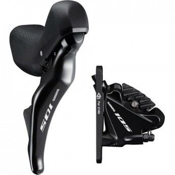 Шифтер/Тормозная ручка SHIMANO 105, ST-R7025 правый, BR-R7070, 11 скоростей, J-KIT, адаптер 25 мм, полимерный