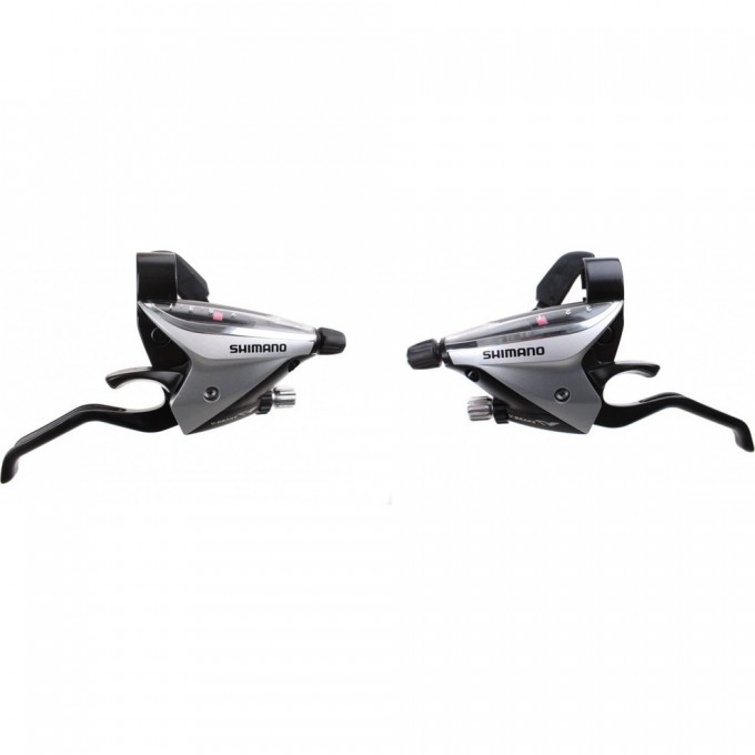 Шифтер/Тормозная ручка SHIMANO ACERA, EF65, левый/правый, 3X7 скоростей, трос+оплетка, серебристый ESTEF65P7A3S Шифтер/Тормозная ручка SHIMANO ACERA, EF65, левый/правый, 3X7 скоростей, трос+оплетка, серебристый ESTEF65P7A3S