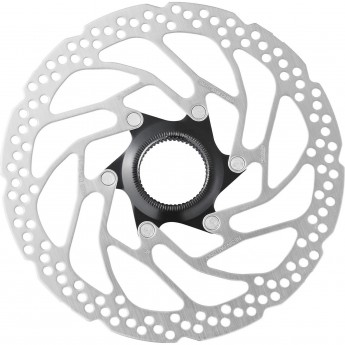 Тормозной диск SHIMANO RT30, 160мм, C.Lock, только для полимерных колодок