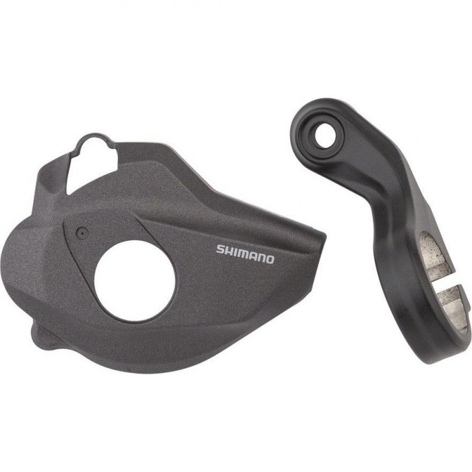 Крышка корпуса шифтера без индикатора SHIMANO SL-M8100, с хомутом, правая Y0GT98020 Крышка корпуса шифтера без индикатора SHIMANO SL-M8100, с хомутом, правая Y0GT98020