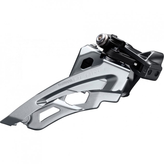 Переключатель передний SHIMANO DEORE, M6000-L, для 3x10 скоростей, нижний хомут, side-swing, верхняя тяга IFDM6000LX6 Переключатель передний SHIMANO DEORE, M6000-L, для 3x10 скоростей, нижний хомут, side-swing, верхняя тяга IFDM6000LX6