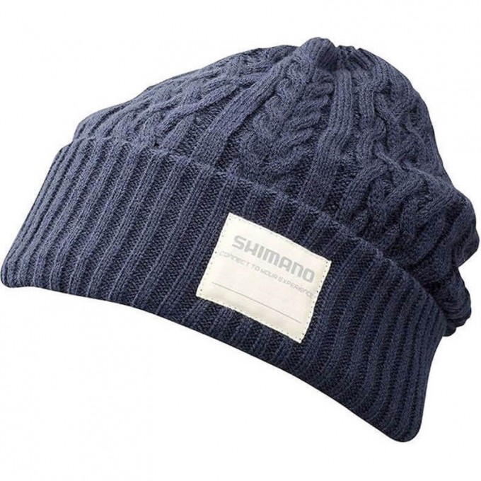 Шапка SHIMANO KNIT WATCH INDIGO REGULAR SIZE CA084QID Шапка SHIMANO KNIT WATCH INDIGO REGULAR SIZE CA084QID