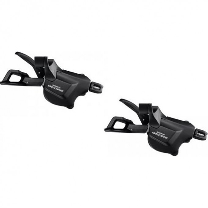 Шифтер SHIMANO DEORE, M6000-I, левый/правый, 2/3x10 скоростей, I-Spec II, без индикатора, трос 1800/ 2050мм ISLM6000IPA Шифтер SHIMANO DEORE, M6000-I, левый/правый, 2/3x10 скоростей, I-Spec II, без индикатора, трос 1800/ 2050мм ISLM6000IPA