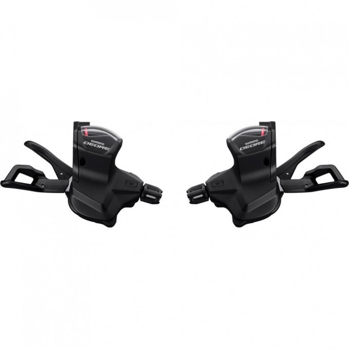 Шифтер SHIMANO DEORE, M6000-L, левый, 2/3 скоростей, на хомут, без индикатора, трос 1800мм ISLM6000LB1 Шифтер SHIMANO DEORE, M6000-L, левый, 2/3 скоростей, на хомут, без индикатора, трос 1800мм ISLM6000LB1
