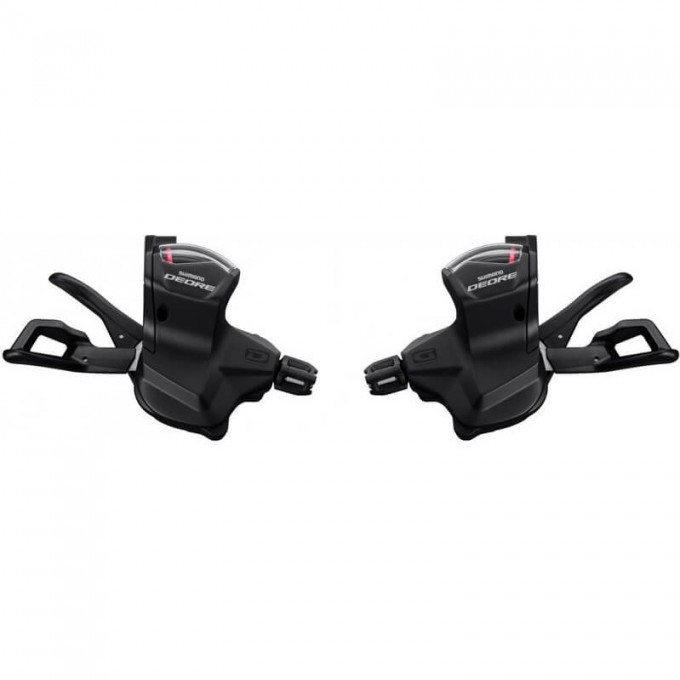 Шифтер SHIMANO DEORE, M6000, левый/правый, 2/3x10 скоростей, трос+оплетка ISLM6000PA Шифтер SHIMANO DEORE, M6000, левый/правый, 2/3x10 скоростей, трос+оплетка ISLM6000PA