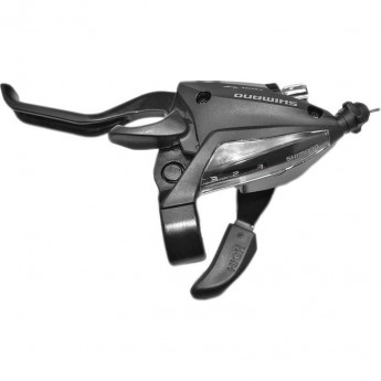 Шифтер тормозная ручка SHIMANO TOURNEY, EF500, правый, 7 скоростей, трос, черный