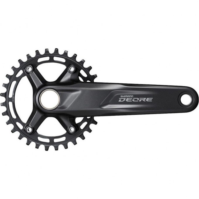 Система SHIMANO DEORE M5100-1 для 1x10/11 скоростей, 175мм, интегрированный вал, 32T без каретки, для CL:52мм EFCM51001EXA2 Система SHIMANO DEORE M5100-1 для 1x10/11 скоростей, 175мм, интегрированный вал, 32T без каретки, для CL:52мм EFCM51001EXA2