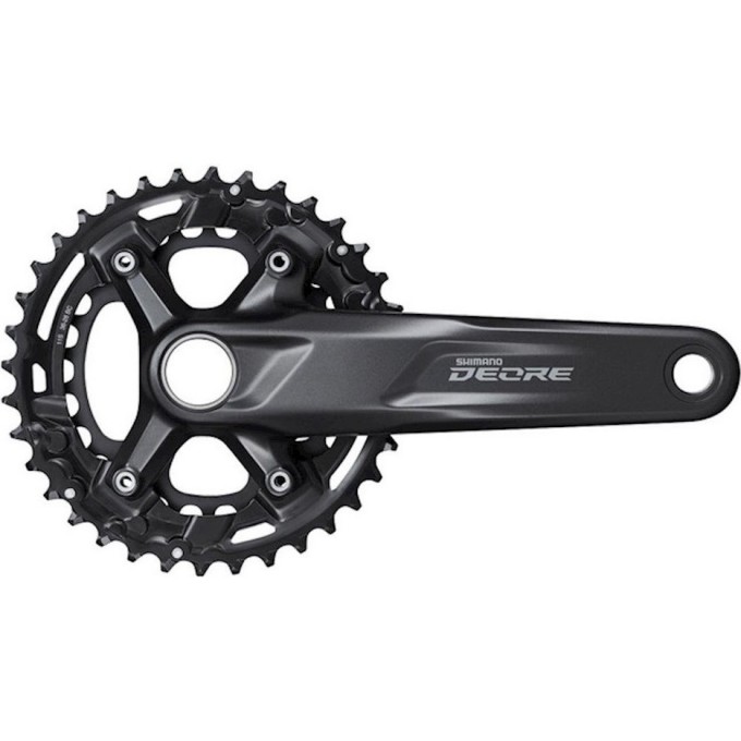 Система SHIMANO DEORE M5100-B2, для 2x11 скоростей, 170мм, интегрированный вал, 36-26T без каретки, для CL:51,8мм EFCM51002BCX66 Система SHIMANO DEORE M5100-B2, для 2x11 скоростей, 170мм, интегрированный вал, 36-26T без каретки, для CL:51,8мм EFCM51002BCX66