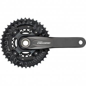 Система SHIMANO DEORE, M6000-3, 170 мм, интегрированный вал, 10 скоростей, 40/30/22T без каретки, черный