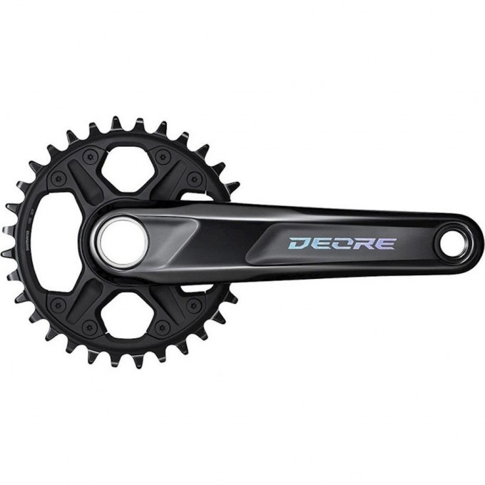 Система SHIMANO DEORE M6130-1, для 1x12 скоростей, 175мм, интегрированный вал, 32T без каретки, для CL:56.5мм EFCM61301EXA2 Система SHIMANO DEORE M6130-1, для 1x12 скоростей, 175мм, интегрированный вал, 32T без каретки, для CL:56.5мм EFCM61301EXA2