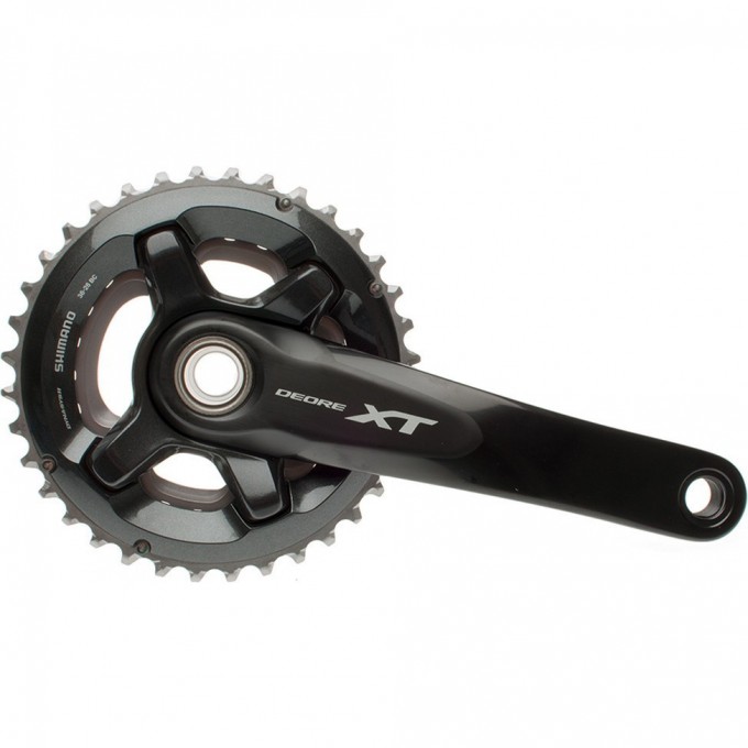 Система SHIMANO DEORE XT, M8000-2, 175мм, для 11 скоростей, 36x26T, без каретки, с бонками для CL 51.8мм/OLD 148мм IFCM8000BEX66 Система SHIMANO DEORE XT, M8000-2, 175мм, для 11 скоростей, 36x26T, без каретки, с бонками для CL 51.8мм/OLD 148мм IFCM8000BEX66