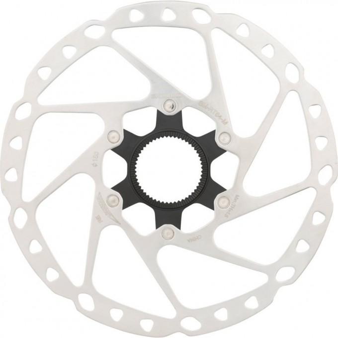Тормозной диск SHIMANO RT64, 180мм, C.LOCK, с стопорным кольцом внешние шлицы ESMRT64MEC Тормозной диск SHIMANO RT64, 180мм, C.LOCK, с стопорным кольцом внешние шлицы ESMRT64MEC