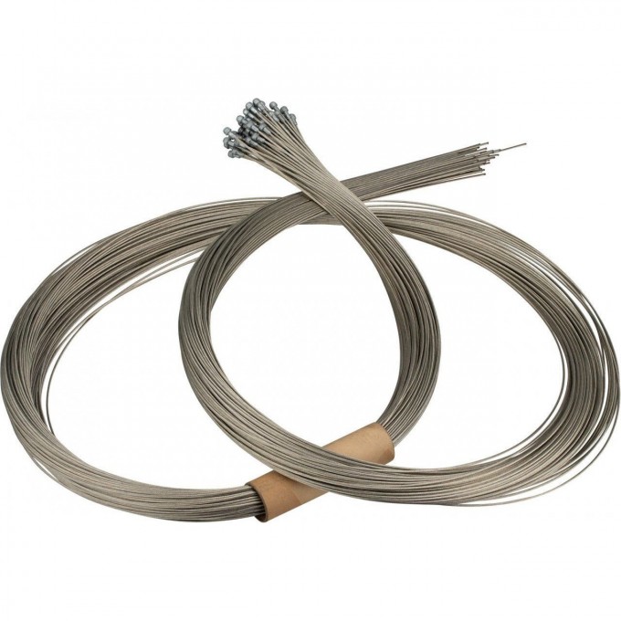 Трос тормозной SHIMANO шоссе, трос:1.6X2050 мм стальной , 100 штук в коробке Y80098531 Трос тормозной SHIMANO шоссе, трос:1.6X2050 мм стальной , 100 штук в коробке Y80098531