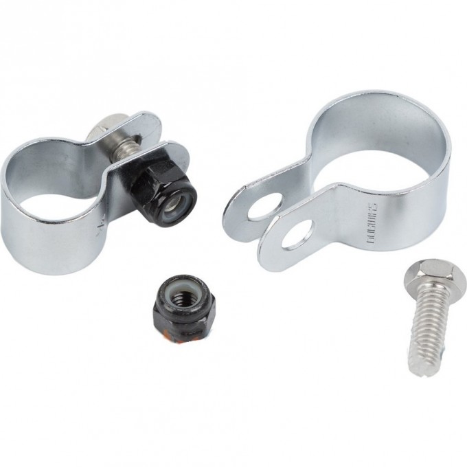 Запасная часть SHIMANO хомут тормоза, на тормозной рычаг, 17,4 мм, болт и гайка ASMCLIPEEP Запасная часть SHIMANO хомут тормоза, на тормозной рычаг, 17,4 мм, болт и гайка ASMCLIPEEP
